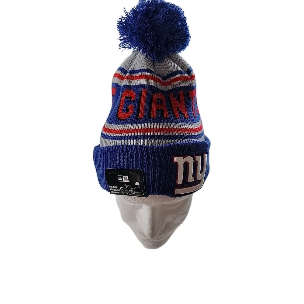 New York‎ Giants 2024 New Era Sport Knit Hat with Pom Pom-NWT
